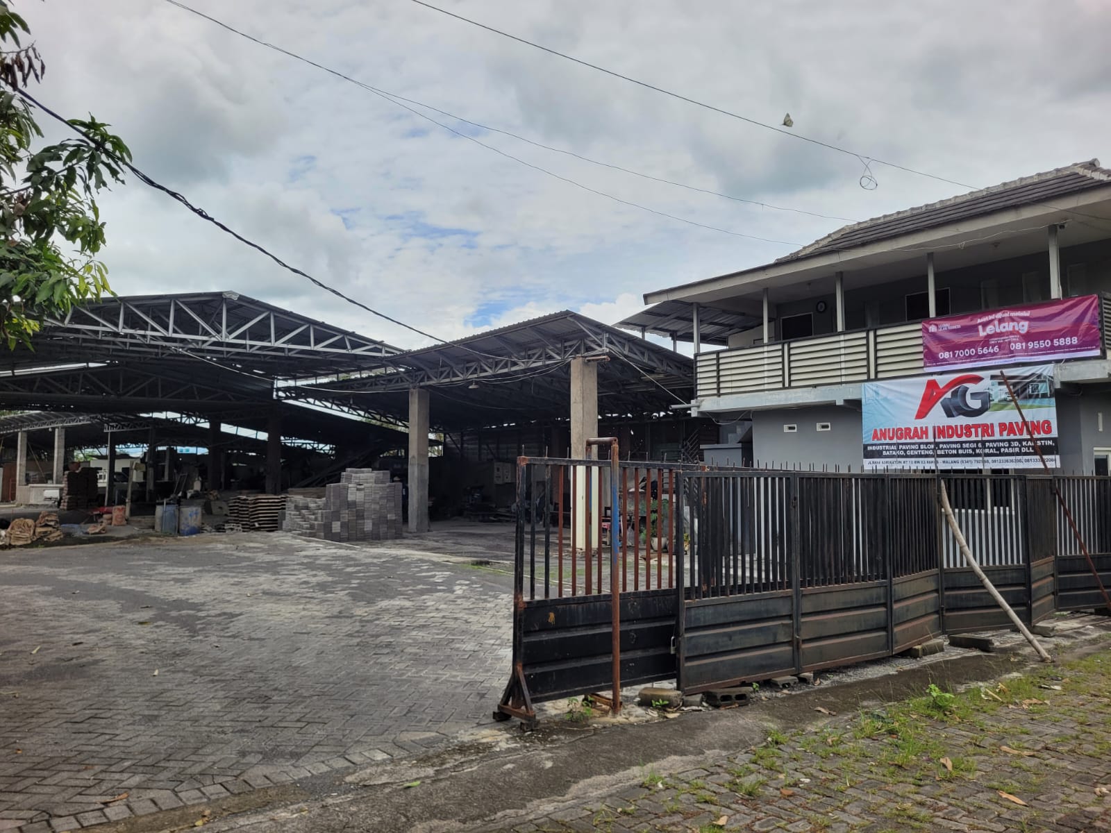 AGUNAN LELANG GUDANG DAN PABRIK